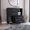 Tuhome Krista Dresser, Two Open Shelves, Four Drawers, Black CLW7158 - alternate 7